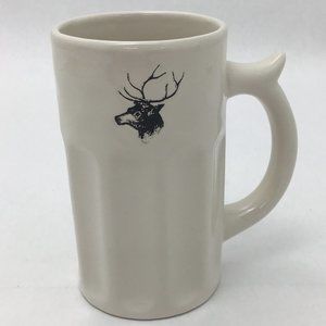 Rae Dunn | Ceramic Mug | White | Deer